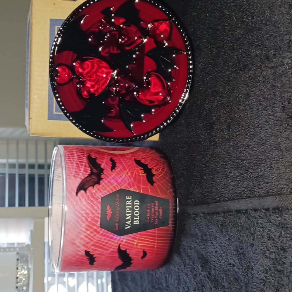 Bath & Body Works Vampire Blood Red Candle